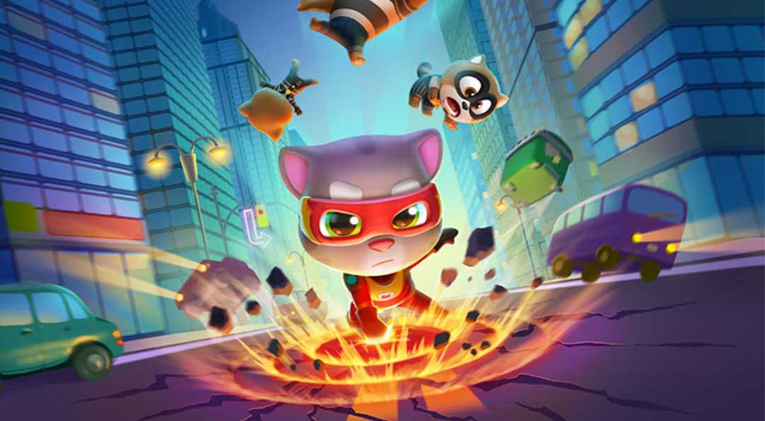 《汤姆猫英雄跑酷》：可爱猫咪逆袭，征服跑酷世界！