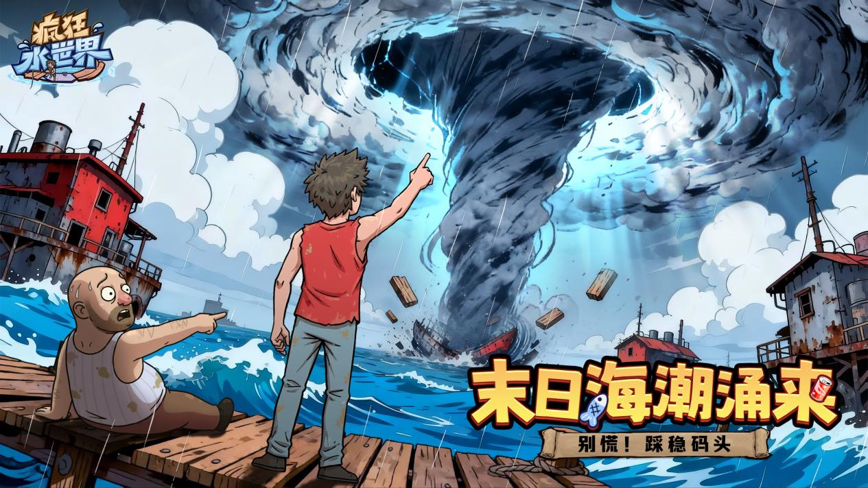 灭世洪水，打造浮游世界！《疯狂水世界》12月4日删档计费测试开启！