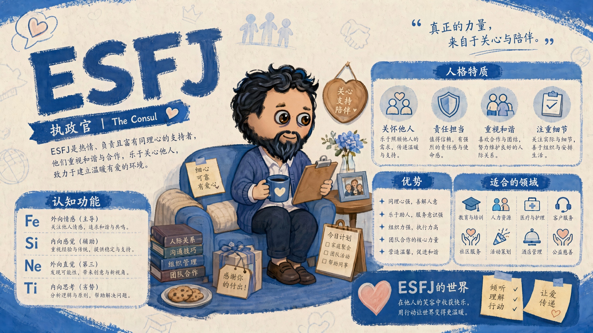 村落MBTI图鉴 | ESFJ——部落里的热心肠