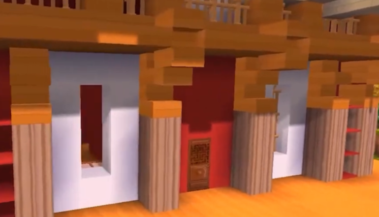 迷你世界：搭建一栋别致的古风建筑，按照步骤来非常简单