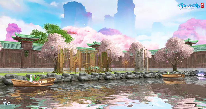 定制私人梦幻瑶池，倩女手游家园系统今日焕新上线！