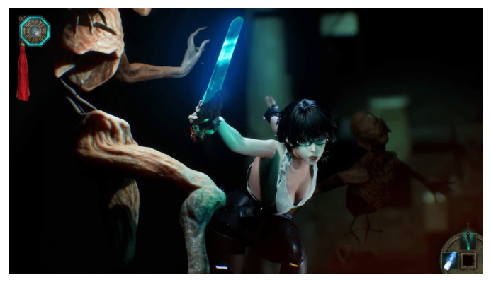 动作游戏《孽债未清》上线Steam 美女拿武器砍杀