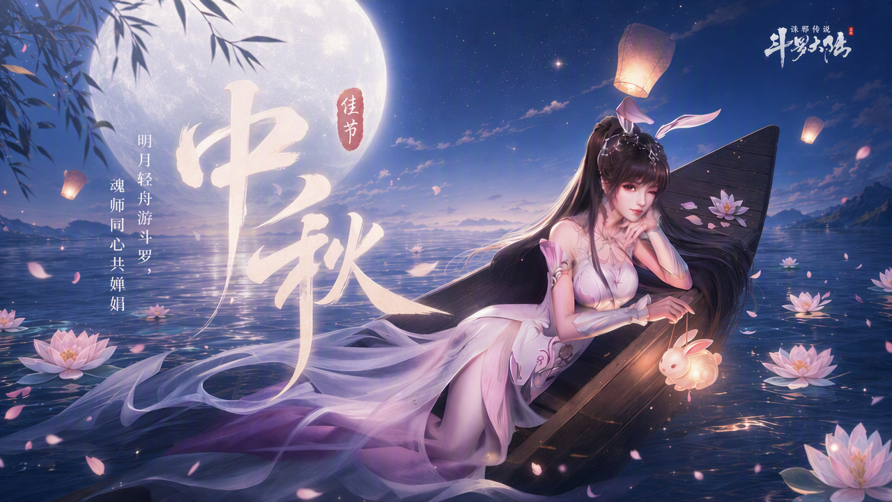 中秋壁纸丨祝各位魂师中秋快乐~