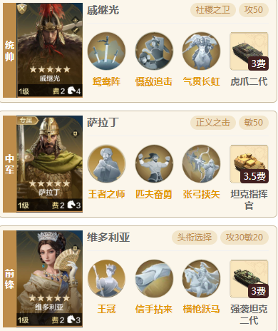 【定海平波】超强爆发维多利亚戚继光追击队推荐