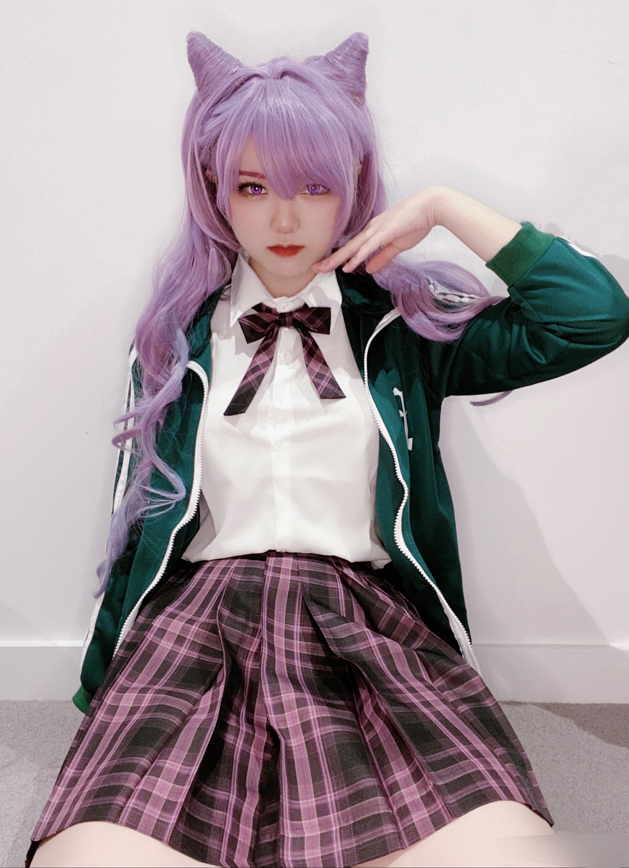 【刻晴cos】jk辣妹阿晴-小米游戏中心