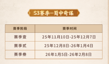 S3赛季-蜀中奇谋 武将令优化