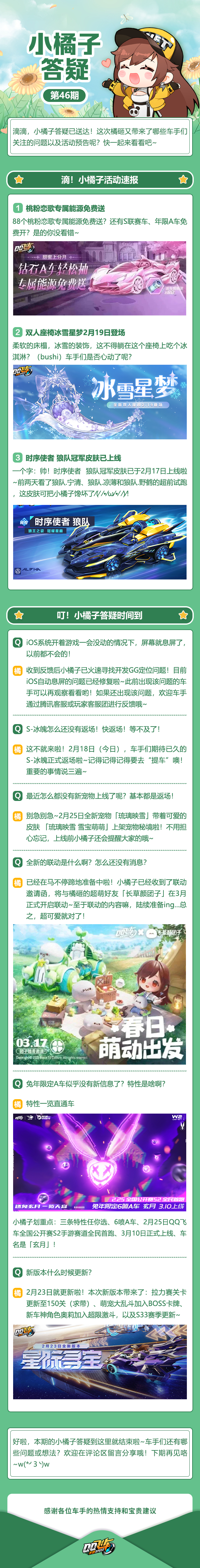 第46期#小橘子答疑#新版本特辑送达！