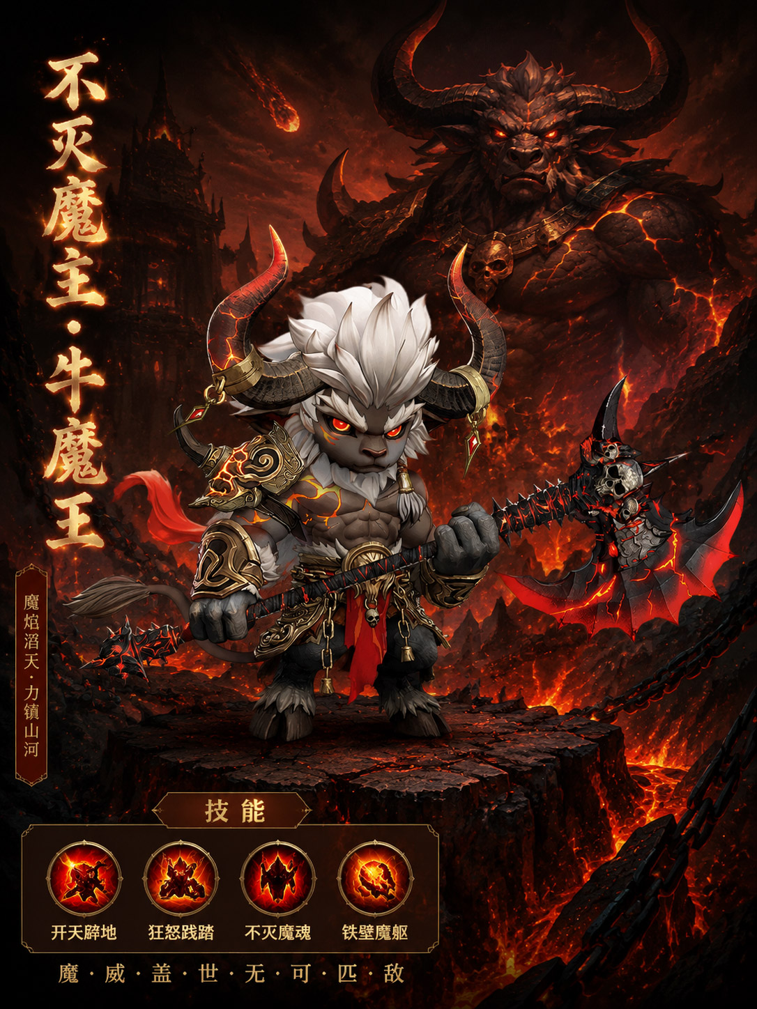 《点点英雄》封佛后传 - 牛魔王介绍