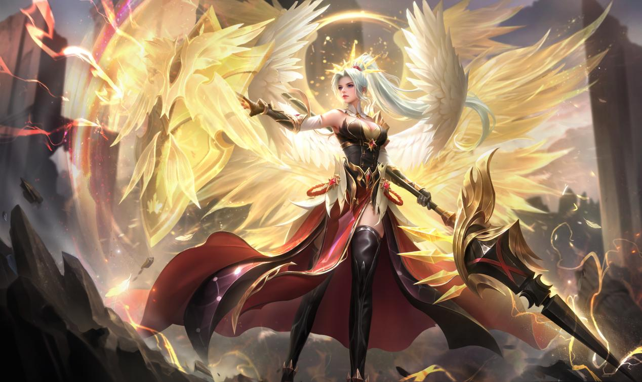 ”巨盾反伤 团队免死“—SP防御系魂师 ”六翼光天使·神王千仞雪“