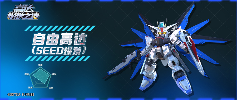 【新机前瞻】自由高达（SEED爆发）