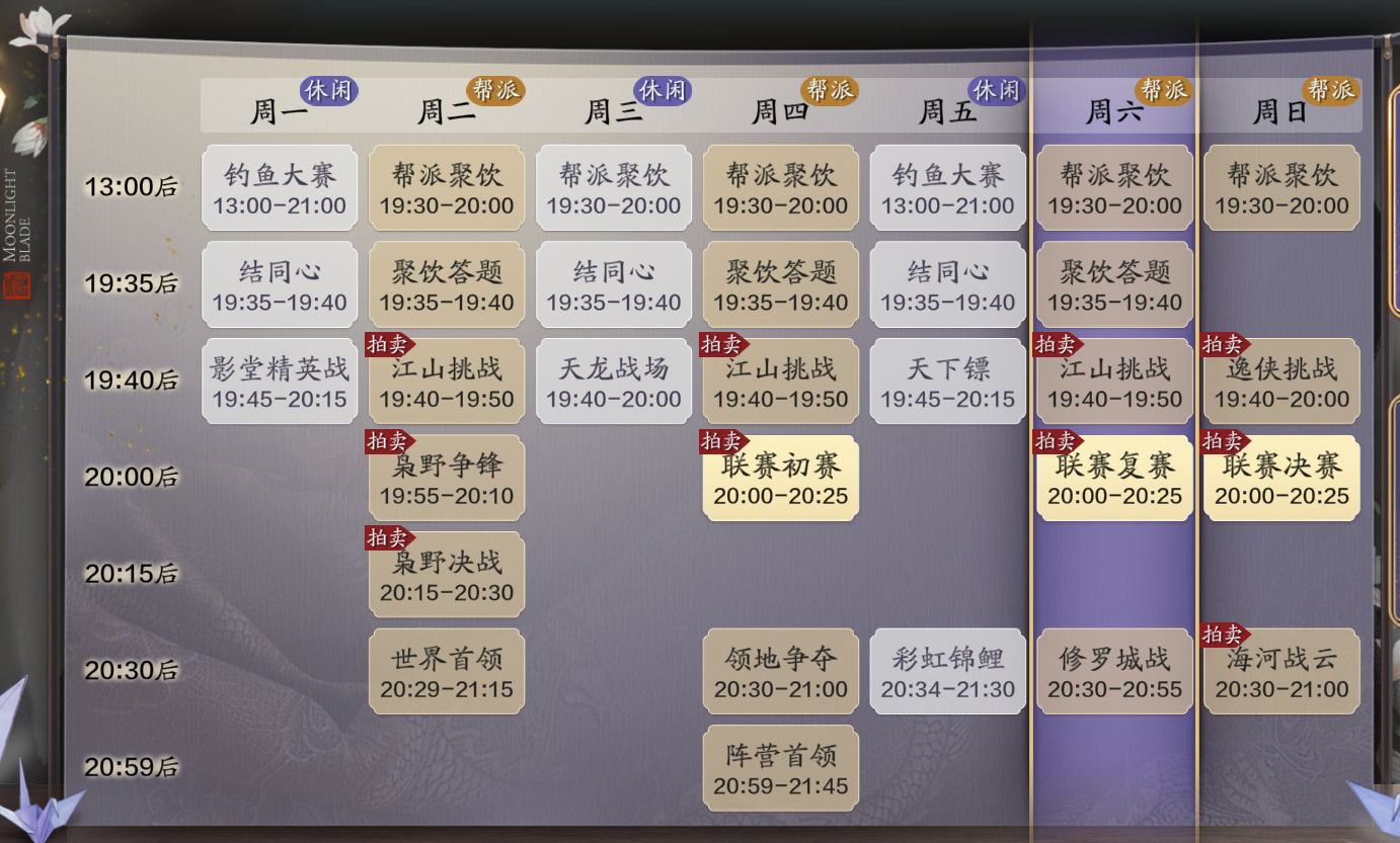 新服/回归少侠一文了解，当前版本重点玩法一览