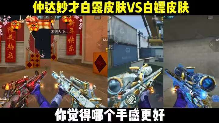仲达妙才白露皮肤VS白嫖皮肤，你觉得哪个手感更好