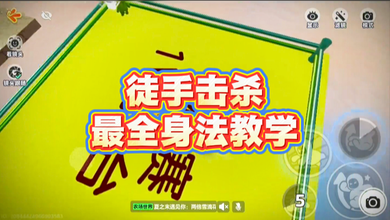 徒手击杀最全身法教学