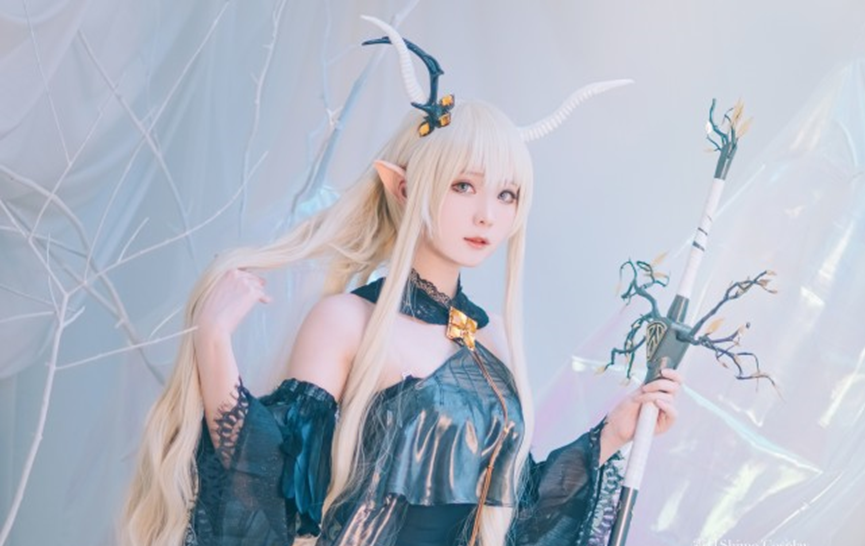 Cosplay欣赏丨明日方舟·闪灵丨cos正片，让我用爱来治疗你吧