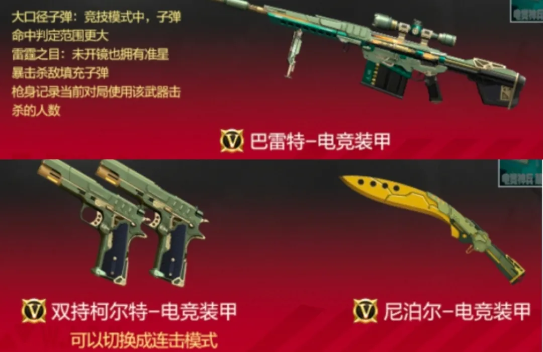 7.2新版本 | 电竞装甲三件套完整解析