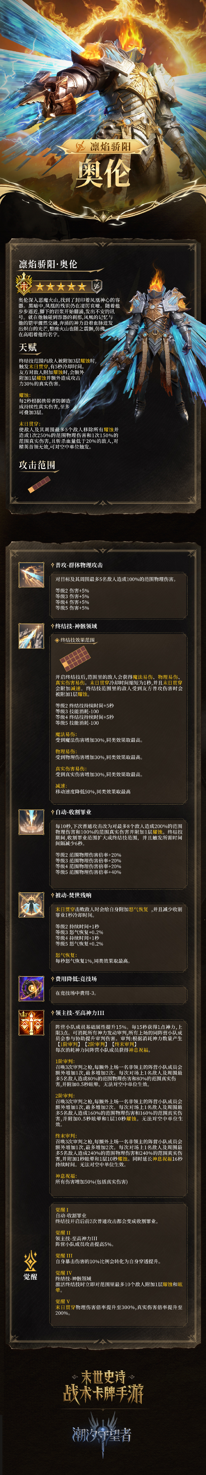 潮汐档案馆丨凛焰骄阳·奥伦