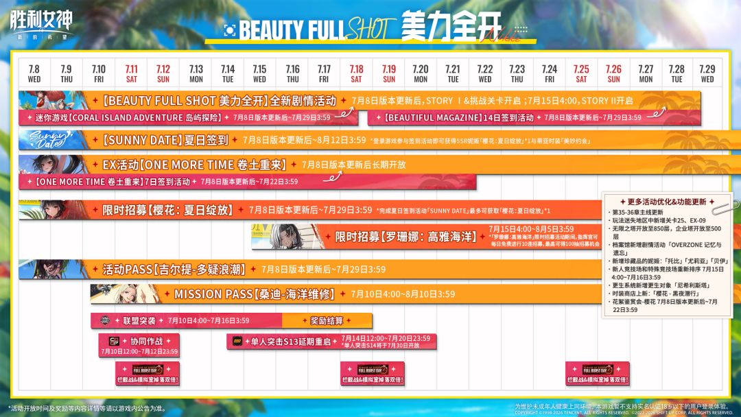活动日历 | BEAUTY FULL SHOT 美力全开