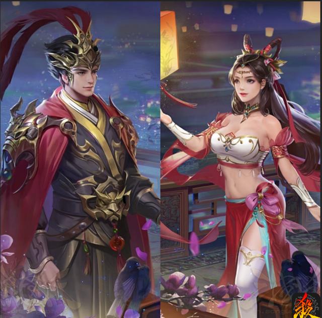 不过盒子中除了神甘宁以外,还有两张吕布和貂蝉的七夕皮肤.