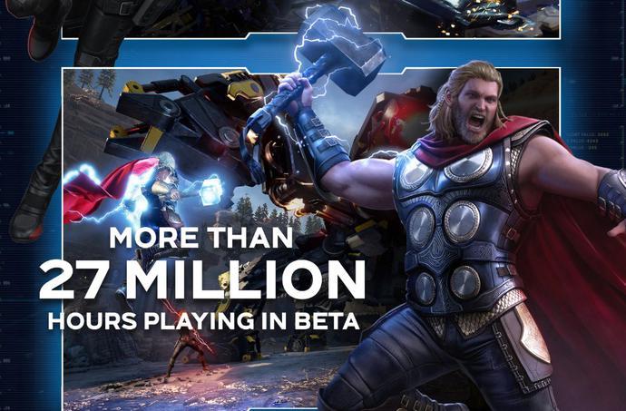 《漫威复仇者联盟》b测数据 钢铁侠被玩了300万小时资讯-小米游戏中心