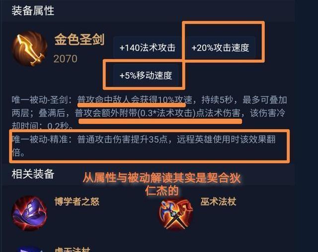 王者荣耀:s20赛季狄仁杰核心装备是金色圣剑?能否成为主流出装