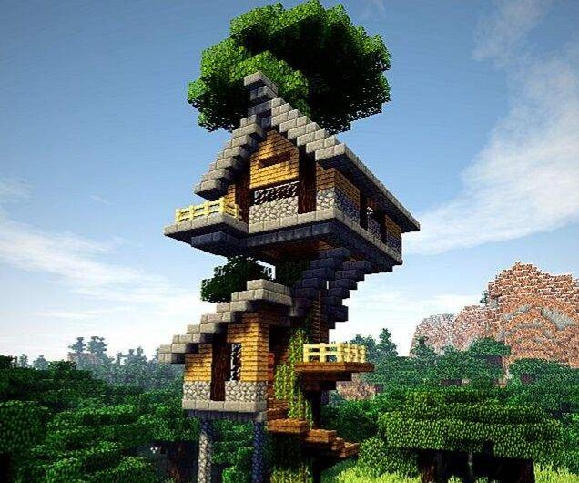 我的世界:解读mc玩家房屋史,从陆地演变海底,属于老mc的回忆