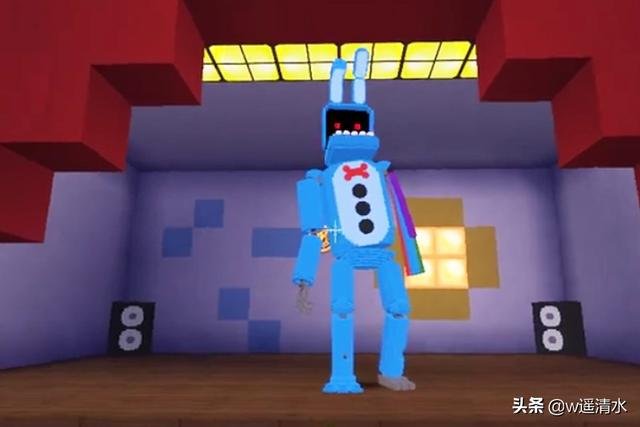 海盗霍斯狐狸型的机器人偶.