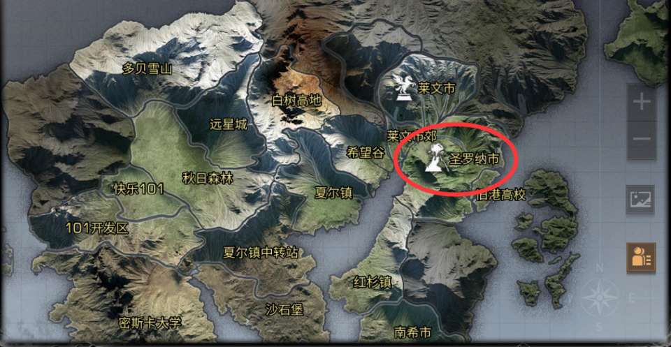 明日之后101和莱文市一夜之间成禁地游戏出现按键消失术