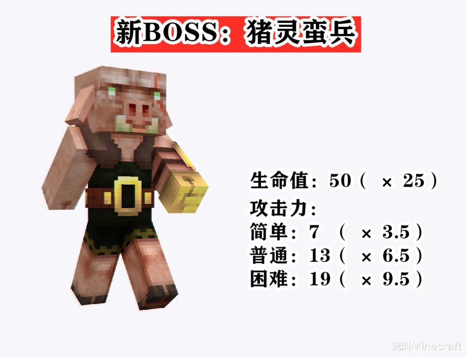 我的世界1162预发布新boss猪灵蛮兵加入新增绿色视角