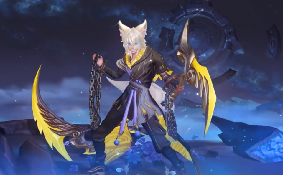 这款皮肤是鬼谷子送给玄策的新战袍,所以在风格上和鬼谷子的原初探秘