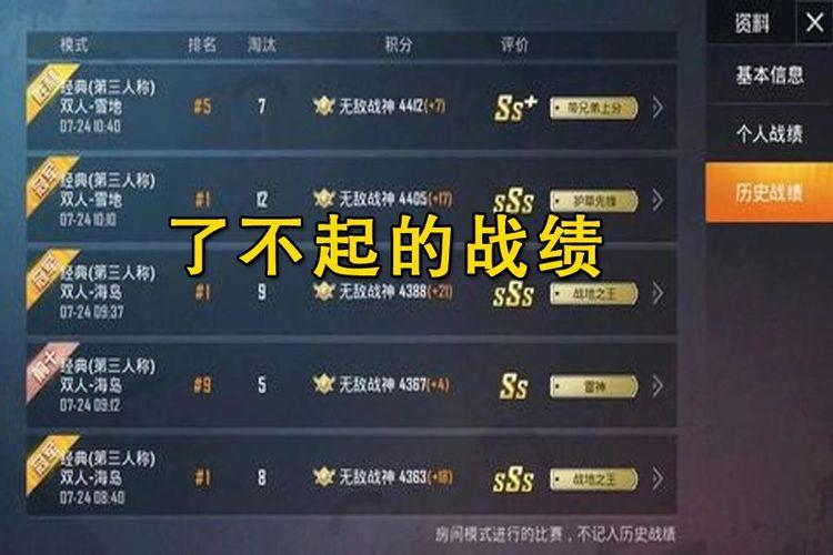 和平精英为了追女神小伙30天上战神打开女神战绩却伤心泪目