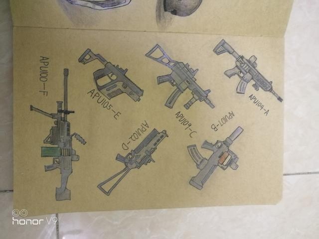 吃鸡游戏中画功最好的小学生,4张图告诉你什么叫专业