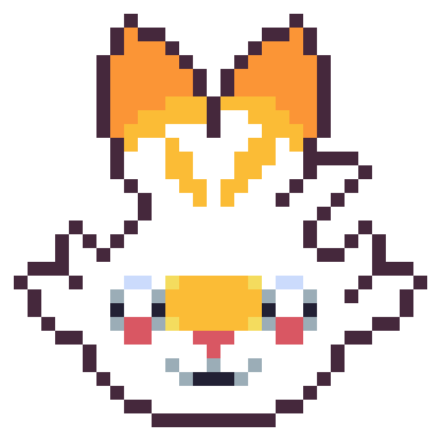 像素画新手练习口袋妖怪剑盾炎兔儿