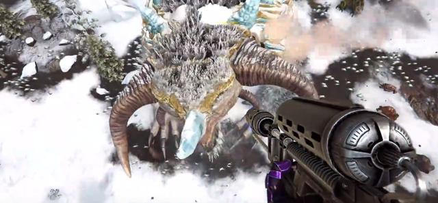 用火才能克制,主播在沙盒游戏《方舟生存进化》激战超强冰霜泰坦