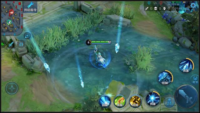 如果一不小心将王昭君的寒冰护盾打破,护盾会碎裂并对附近的敌人产生