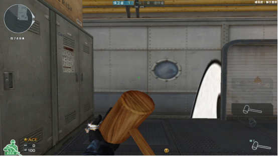 木锤的游戏简介目前先遣服中这款近战武器的名字是"锤子"